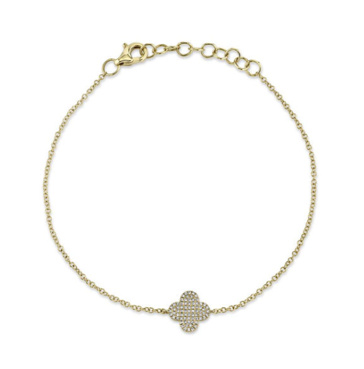 Diamond Clover Bracelet