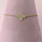 Diamond Clover Bracelet
