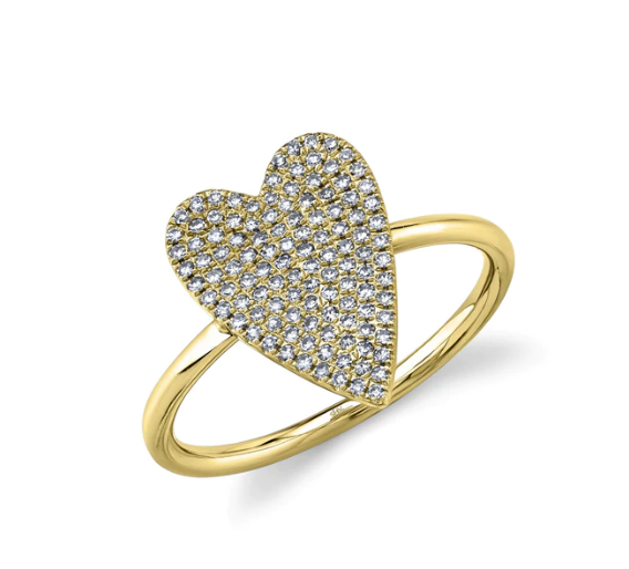 Diamond Heart Shape Ring