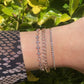 Diamond and Gold Cuban Link Chain Bracelet