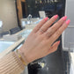 Morganite Pear Shape Ring With Diamond Halo