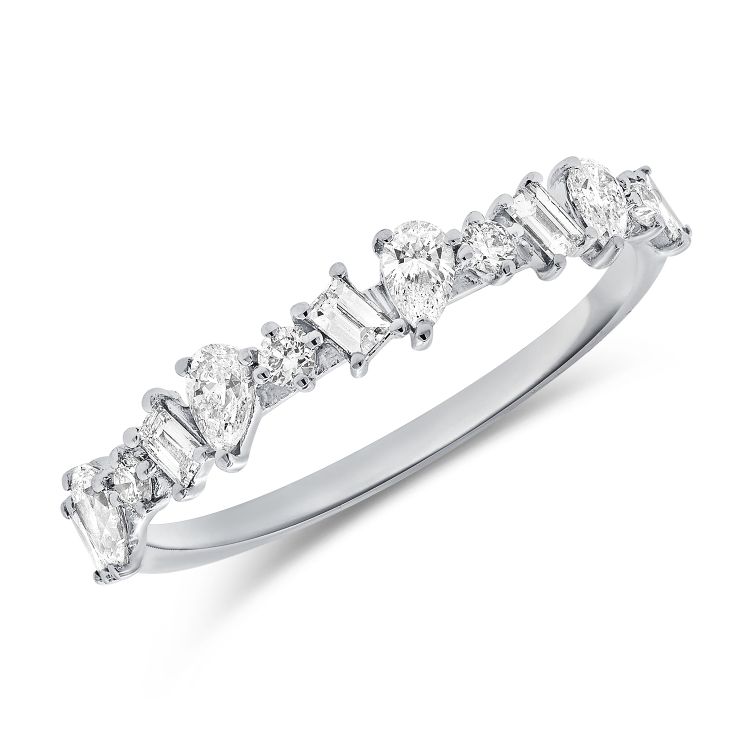 Multi Shaped Diamond Ring